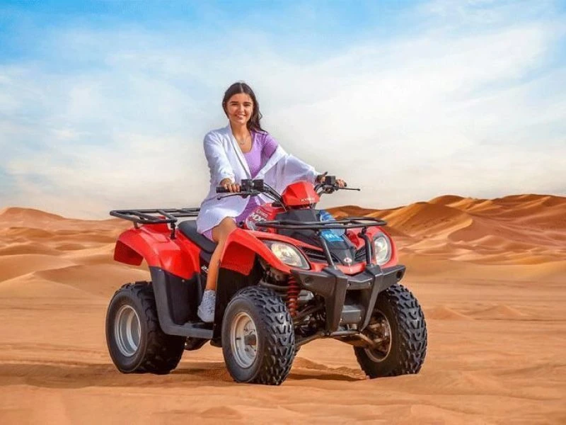 motorcycle desert safari dubai